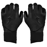 Personalized Bear Series Long Cuff Batting Gloves - Blackout