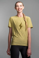 Women's SuperSoft BOLT Short Sleeve Shirt - Leek Green
